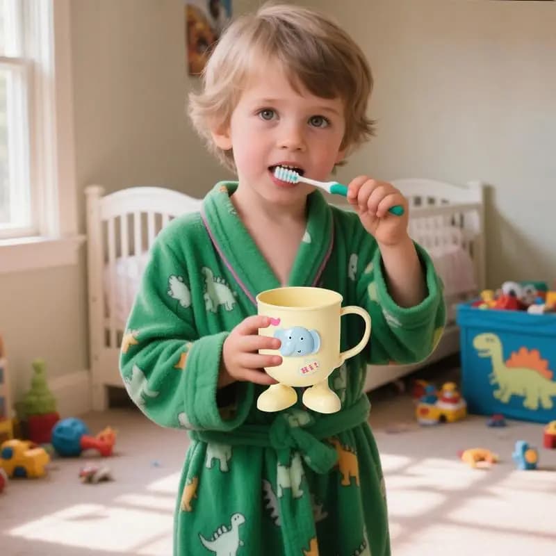 Portabicchieri per spazzolino da denti Tazza per collutorio per elefante per bagno Bicchieri riutilizzabili per cartoni animati Accessori per il bagno Pulizia dei denti