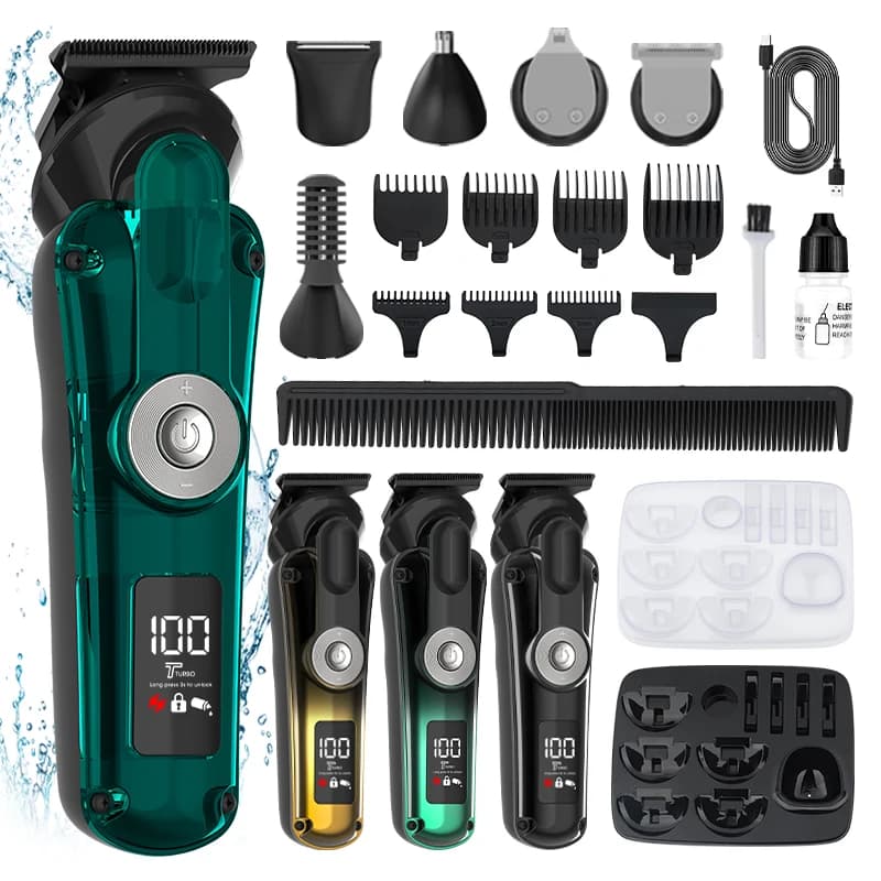 RESUXI 616 6 in 1 Professional multifunctional electric haircut Trimmer for nose Set electric shaver Hair cutting machine