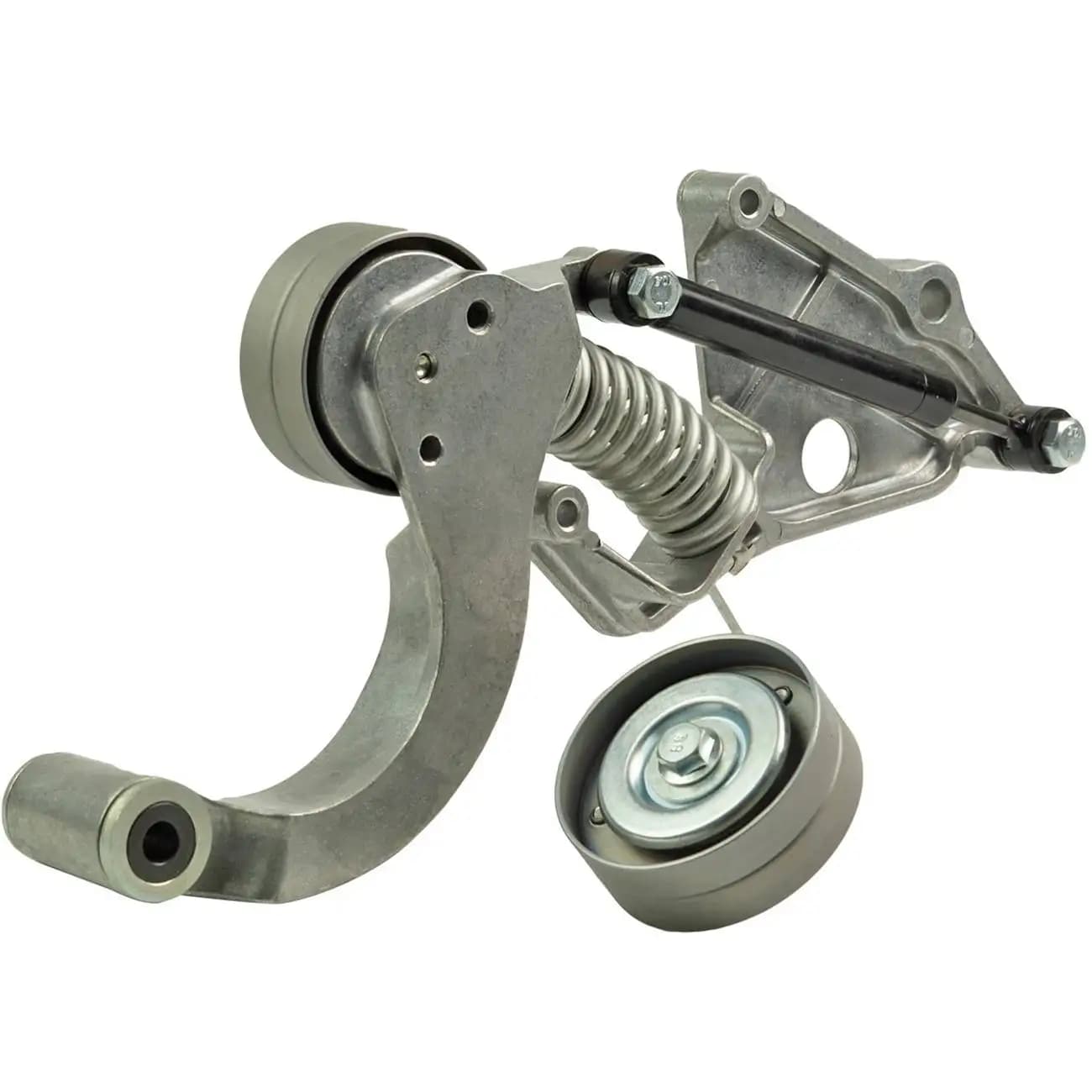 Transmission belt tensioner kit (2 pieces) with pulley compatible with Mini R52 R53 Cooper S 2002-2008 1.6L