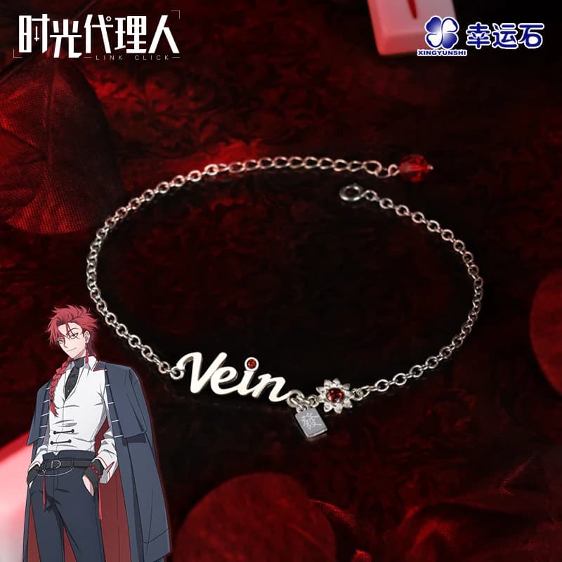 Link Click Anime VEIN Bracciale in argento sterling 925 per ragazza, gioielli regalo
