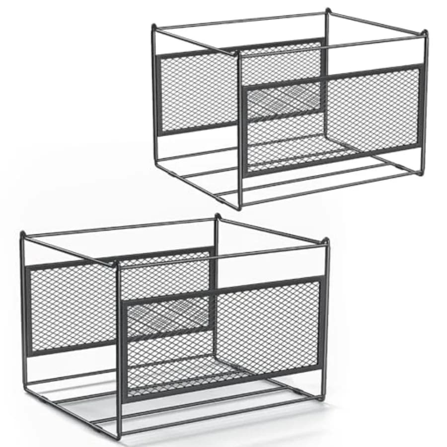 Portadocumenti Sospeso per Formato Letter/Legal, Organizzatore da Scrivania con Rastrelliera per Cartelle, Solo Rastrelliera per Cartelle