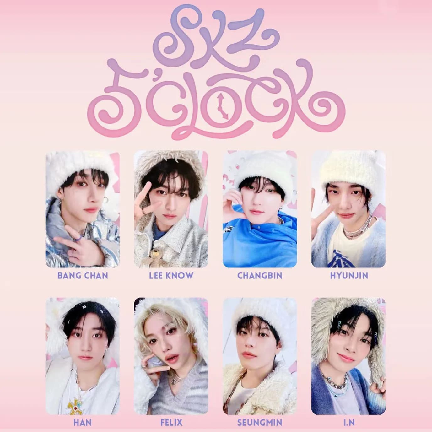 SKZOO 5TH FANMEETING Regalo per Membri Collezione di Piccole Cartoline Carta Classica di Carter Carta Carina Accessorio per Fan