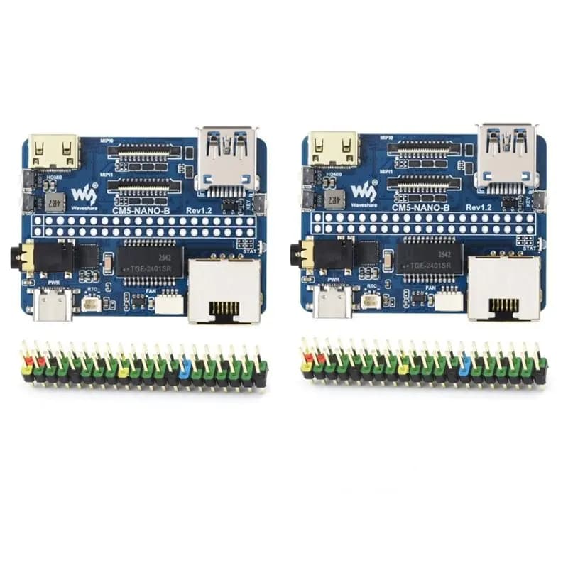 【VALUE MONEY】Waveshare For Compute Module 5 CM5-NANO-B Compatible For Raspberry Pi CM5 Mini Base IO Board NANO B Development Boa