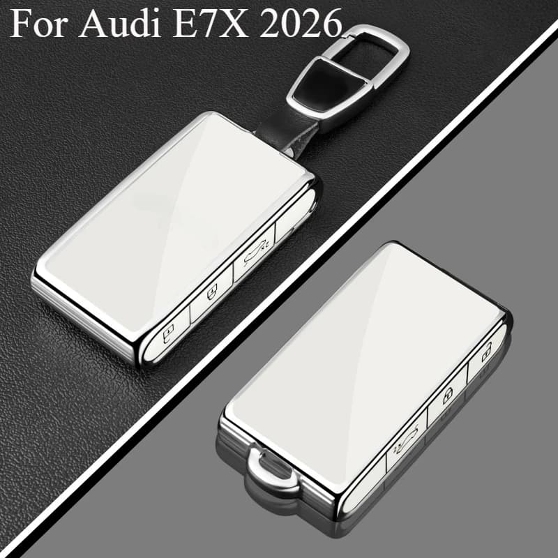 Custodia Protettiva per Chiave Smart Card Audi E7X 2026 - Cover Premium in TPU con Blocco NFC e Rivestimento Anti-Graffio