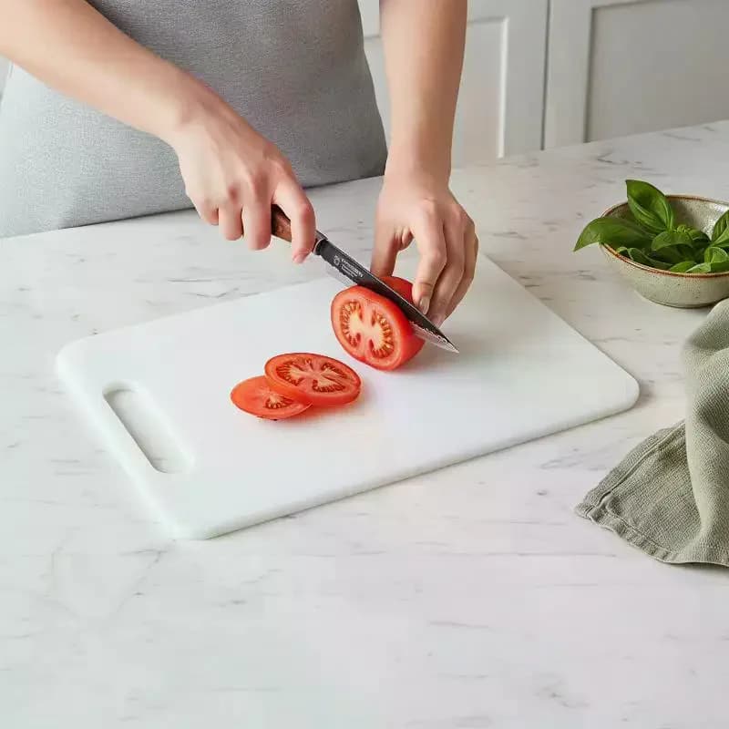 Mold-Resistant Plastic Cutting Boards: Three Sizes Double-Sided Hanging Hooks Fruits Vegetables