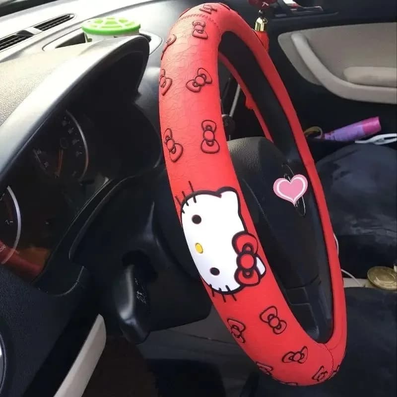 Car Cover Hello Kitty Kawaii Cute cartoon creative apron custom cover for auto gift wholesale