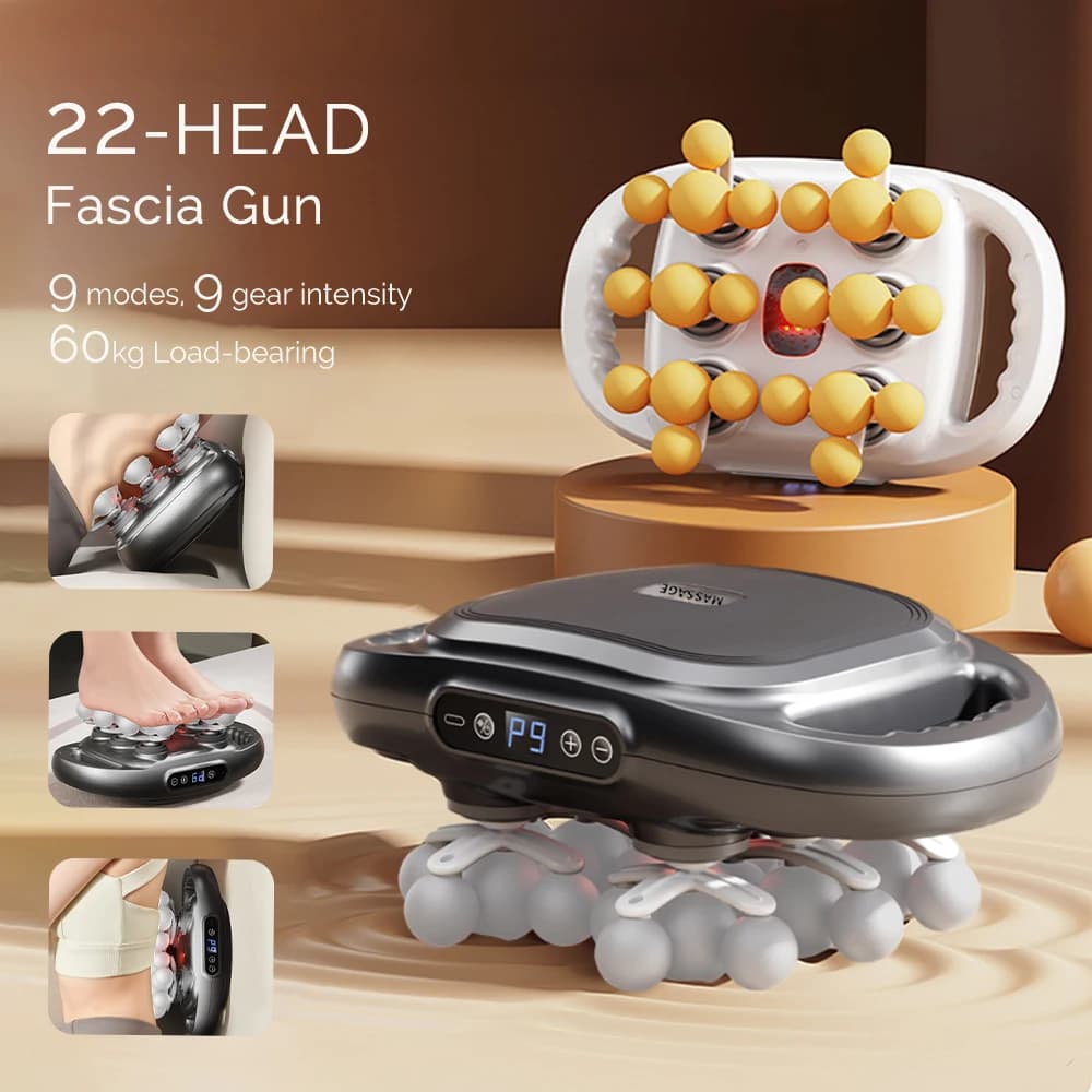 22 Head Band Gun Body Massage Gun with High Frequency Vibration Massage Body Neck Massage Gamba Cossack Muscle Masajeador Massage
