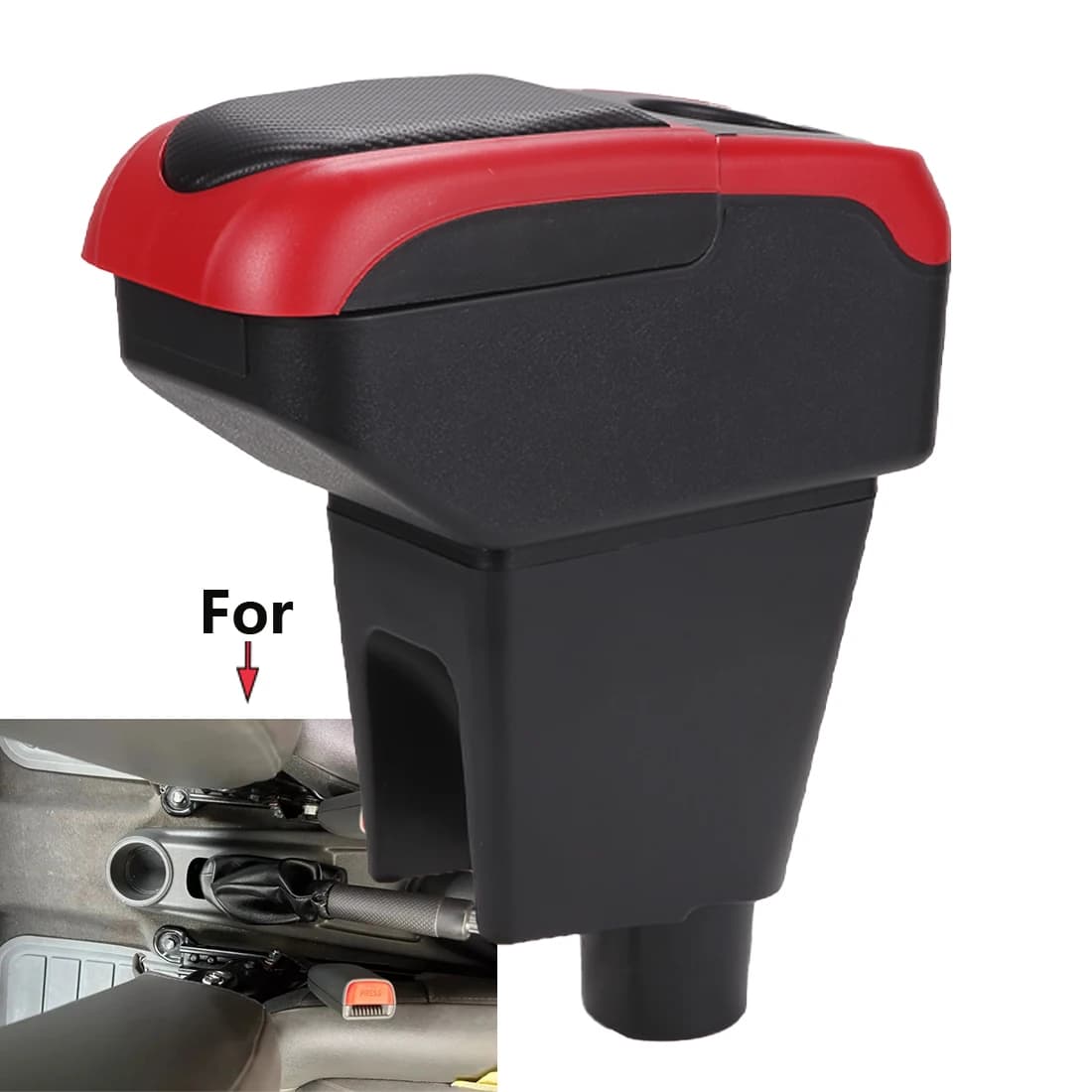 For Chevrolet Spark Armrest Box for Chevrolet Spark 3 III Aveo T200 Car Armrest Car Storage Box Interior Arm Support Auto Parts