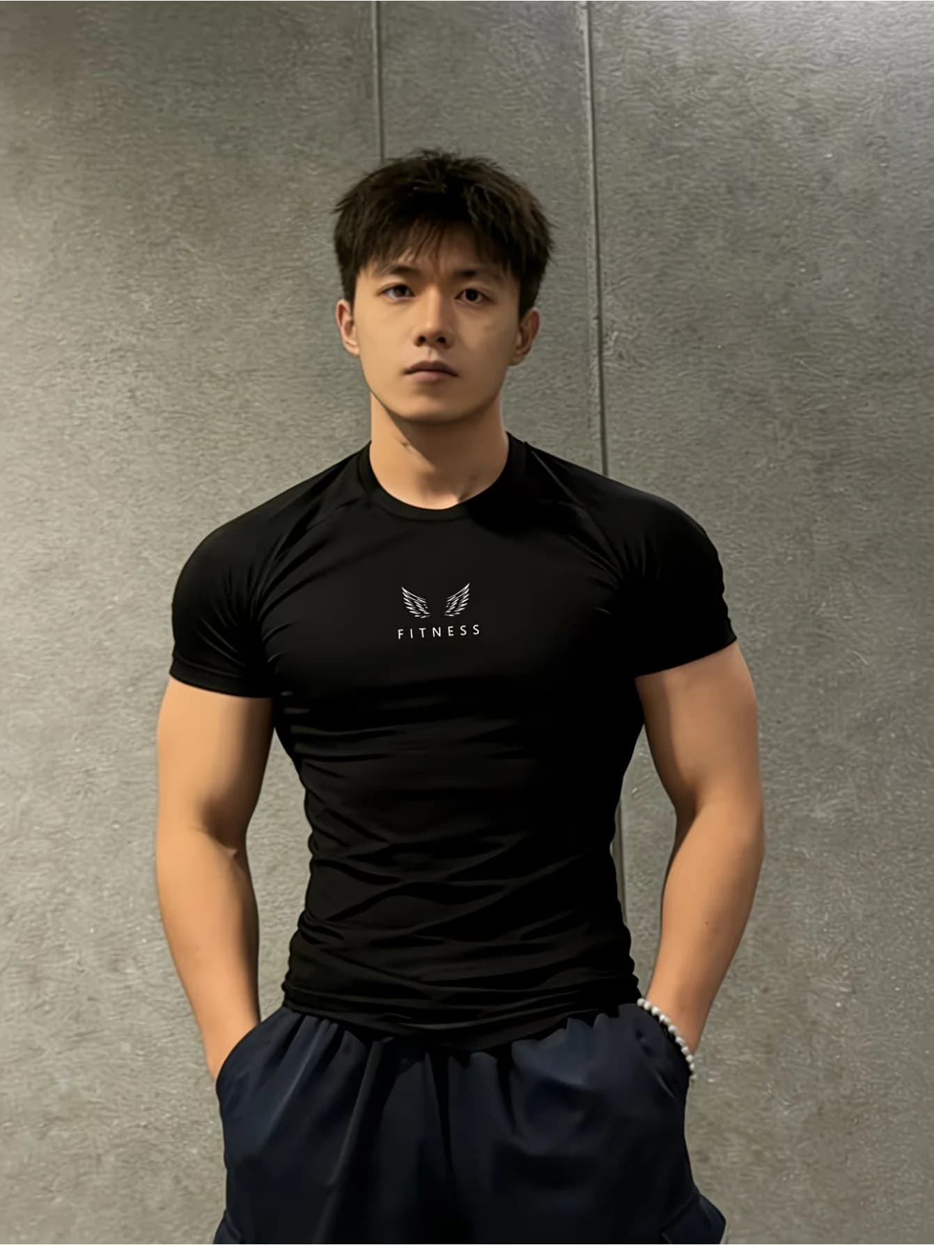 Men'S Short Compression Quick-Dry Shirt,Moisture-Wicking And Breathable Athletic Base Layer T-Shirt Perfect Gift for Husband