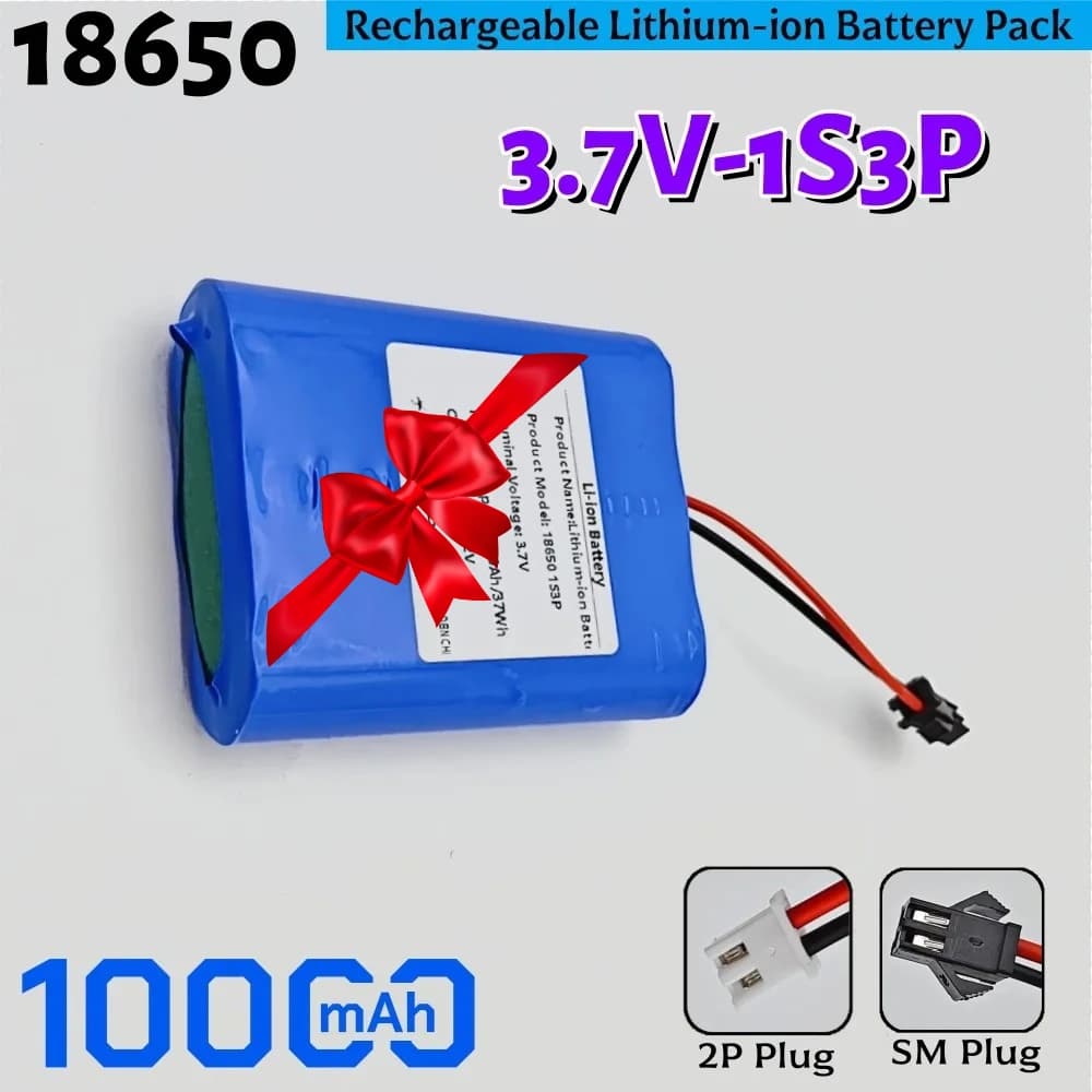 Batteria 1S3P da 3,7 V per batteria tracker GPS Batteria per serratura visiva con altoparlante a induzione da 10000 mAh