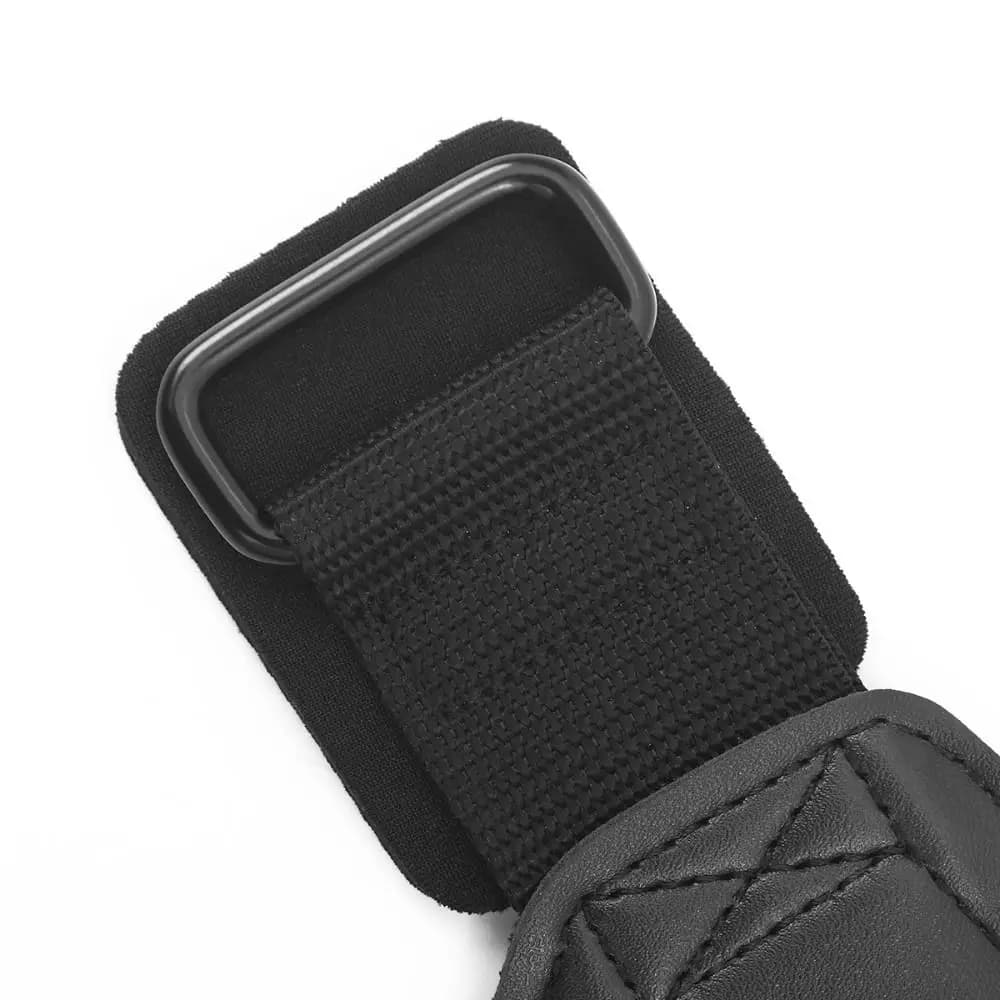 1 paio di cinghie di potenza per fitness addensate, cuscinetti da polso sportivi regolabili antiscivolo, durevoli, resistenti all'usura, cinghie di potenza per stacco, trazioni