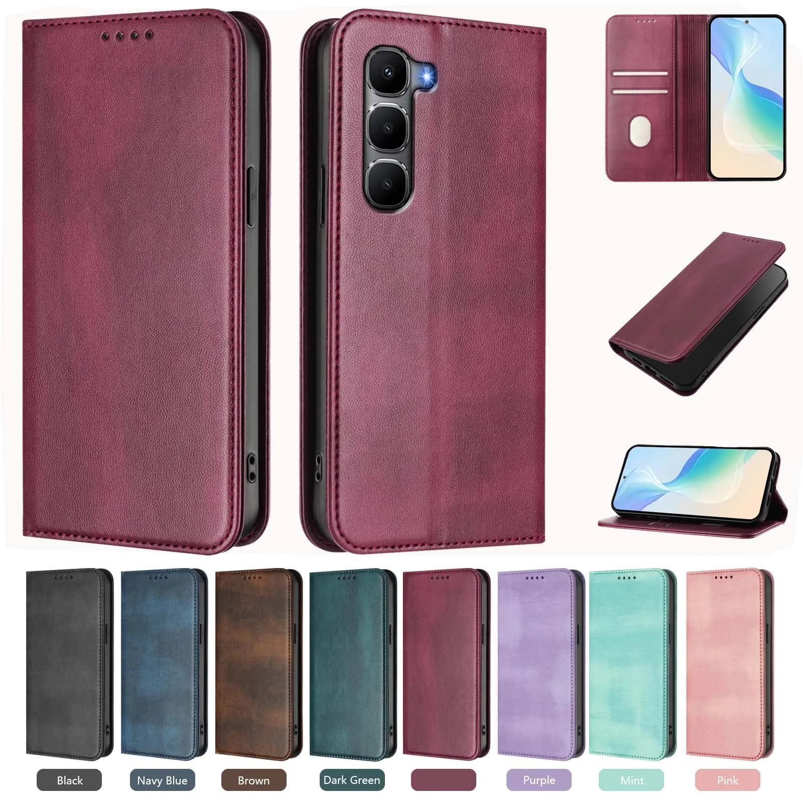 Vintage RFID Blocking Phone Case For Honor 600 500 400 200 Smart Pro Lite Card Holder Funda Book Wallet Flip Leather Cover