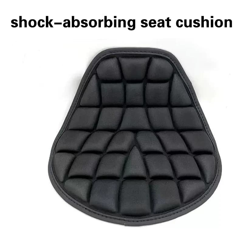 Universal 3D Foam Motorcycle Seat Cover Soft Comfort Breathable EVA Seat Cushion Mat Black For Electric Bike Scooter Motorcycle