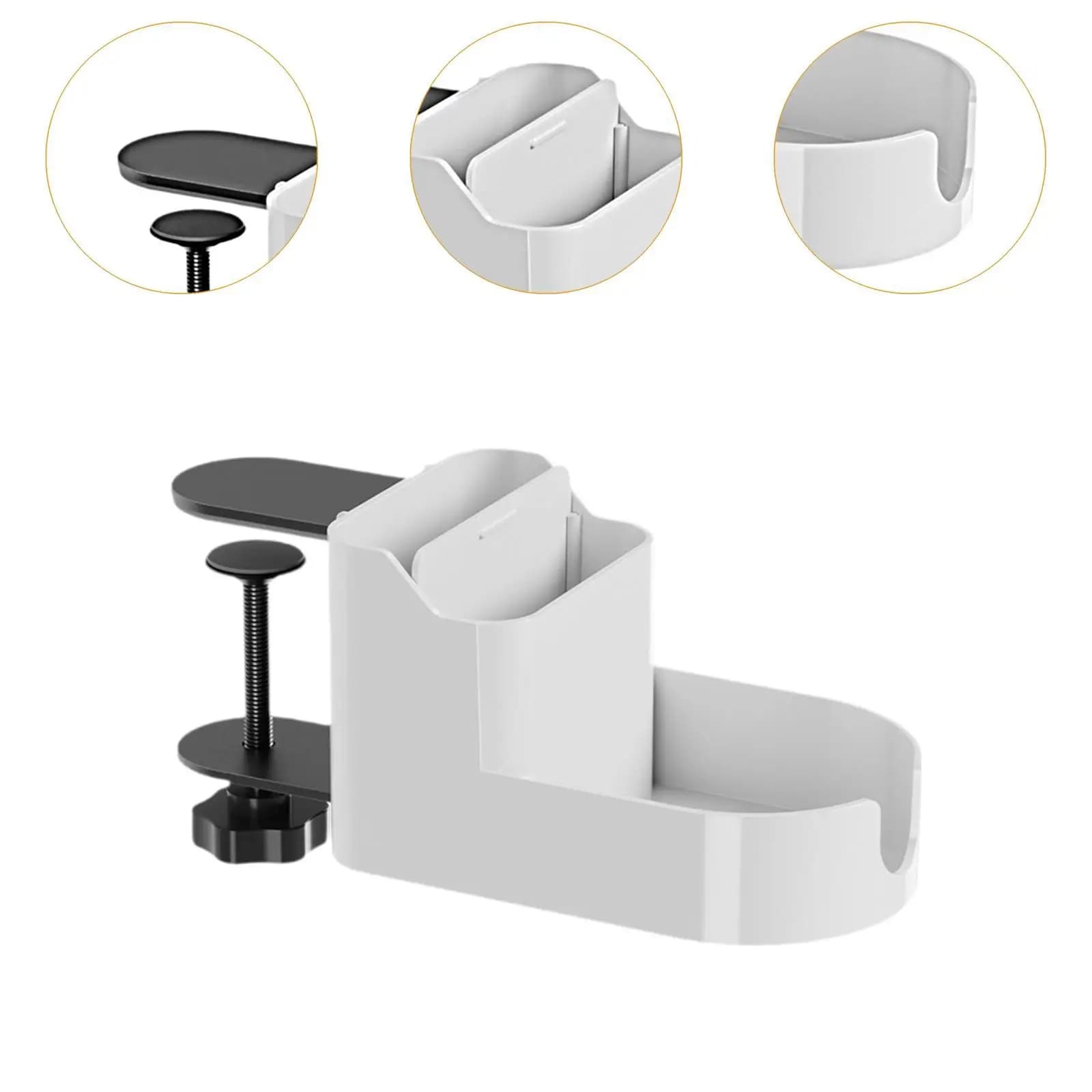 Vassoio portaoggetti multifunzione da scrivania, porta bottiglie, organizer per accessori da ufficio e casa