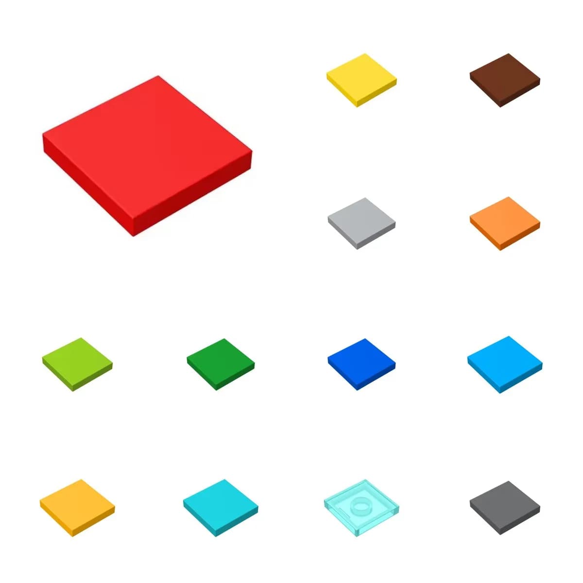 50 pz 3068 Figura Mattoni Piastrelle di Ceramica 2x2 Edifici Blocchi Giocattoli Per I Bambini Compatibile Educativo Formato Creativo Regalo FAI DA TE MOC
