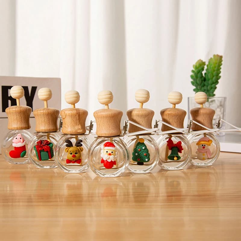 100 pcs 10 ml Deodorant For Auto Elegant Glass Bottle Bottle Perfume Diffuser For Essential Oils Fragrance Interior Ornament