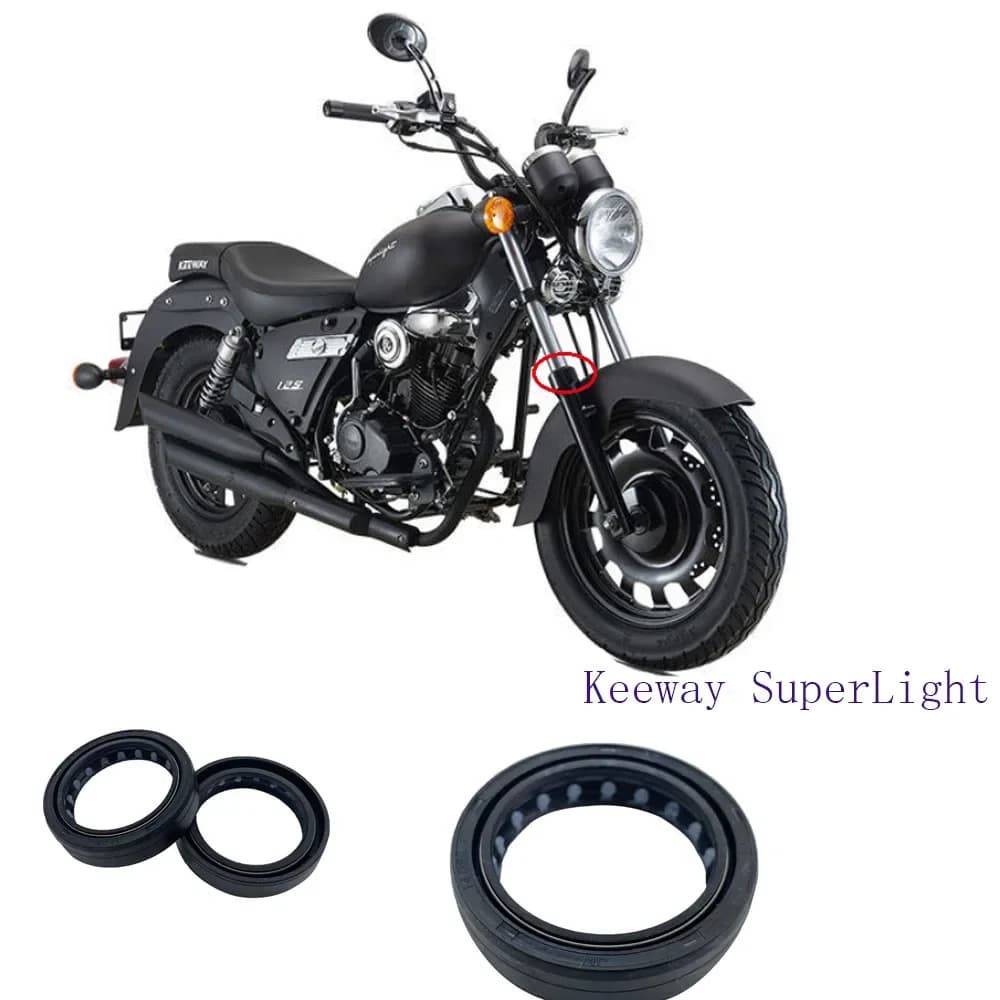 New Fit Keeway SuperLight 125 / 200 202 QJ200-2H Damper Oil Seal and Dust Seal Front Fork Damper Shock Absorber
