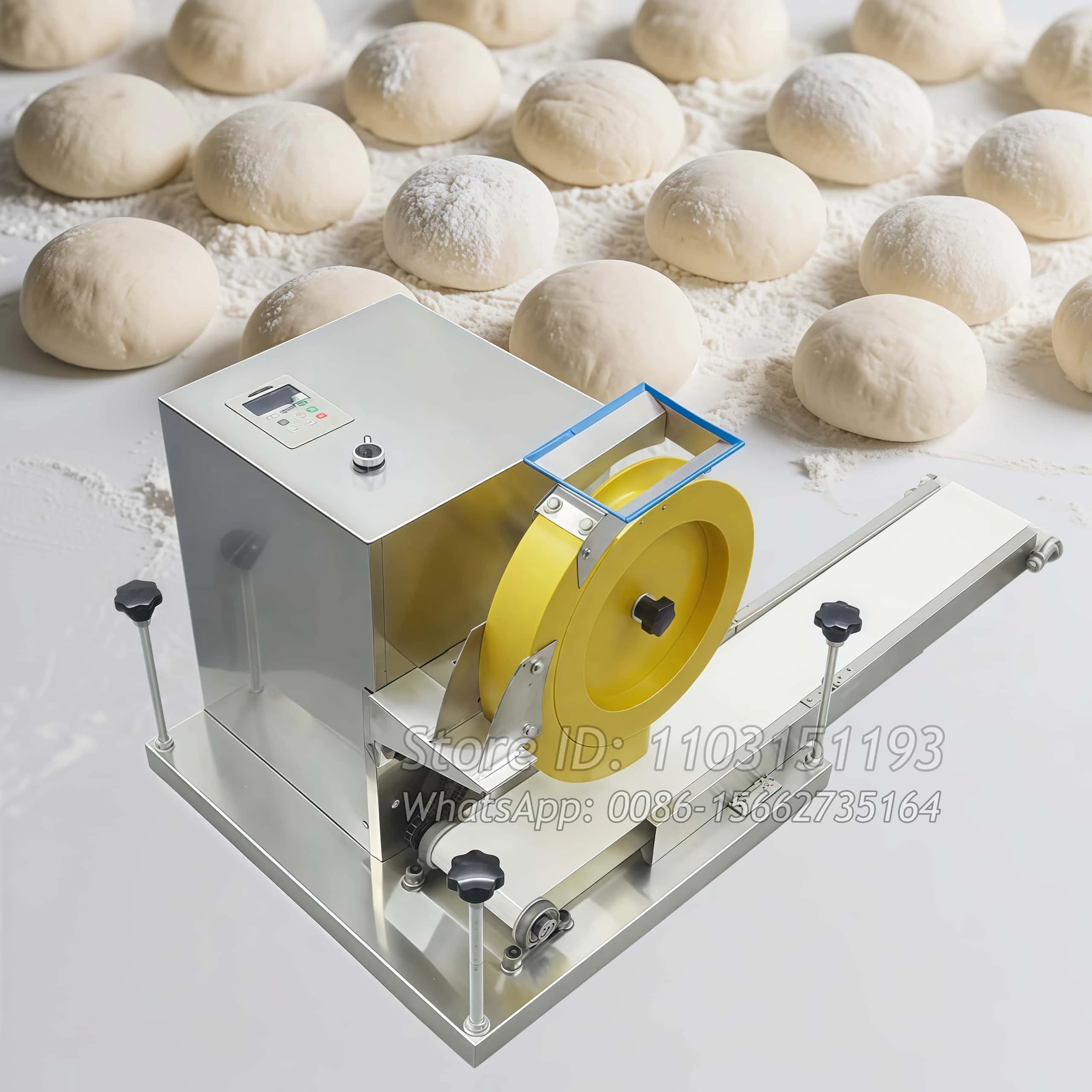Low Price Automatic 5~500g Adjustable Pizza Dough Ball Cutting Making Machine Dough Divider And Rounder Machine For Bakery