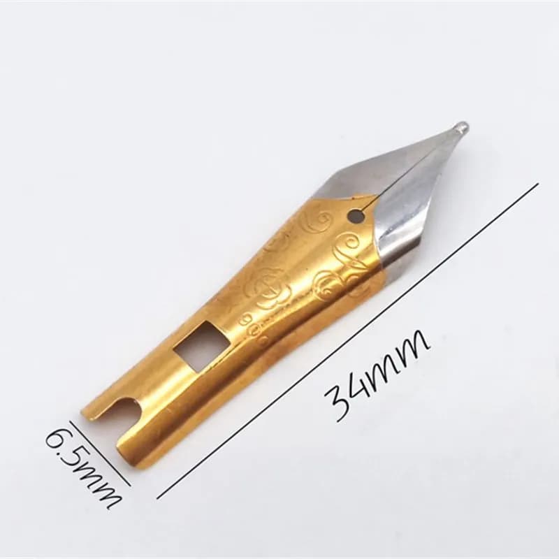 Hero Wingsung 14K Gold Fountain Pen Nib 12K Tip Original Ink Pen Accessories Office Writing Fountain Pens Hooded Nib Replacement