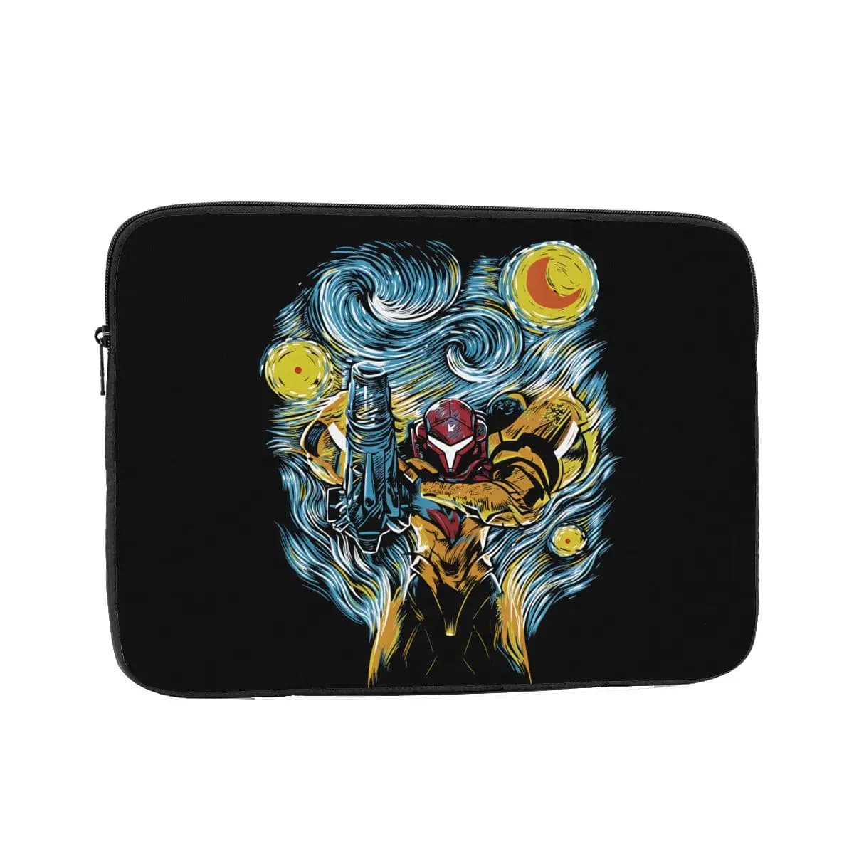 Custodia per laptop 12 13 15 17 pollici Custodia per notebook per MacBook Air Pro Metroids Hero Game Custodia antiurto per tablet Notte stellata