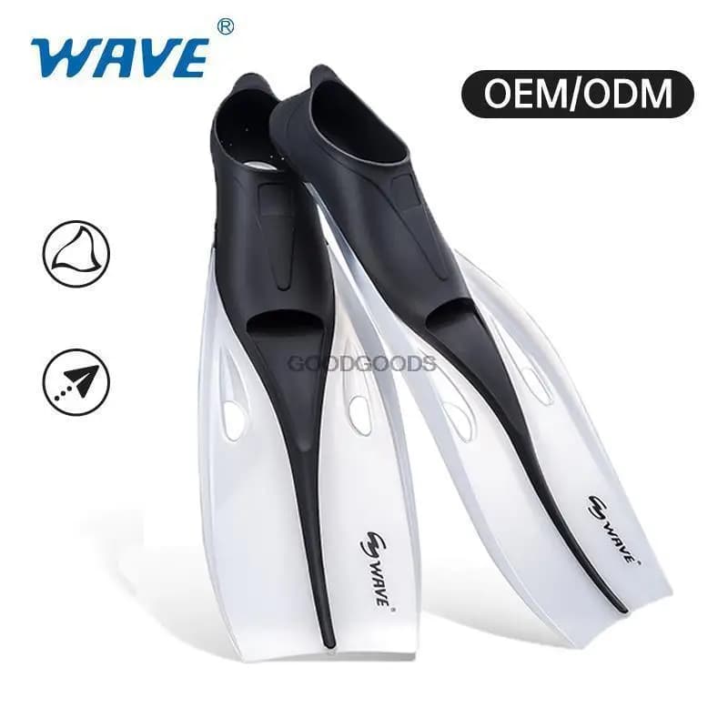 Professional diving pins Adult adjustable swim shoes Silicone long submersible diving pins