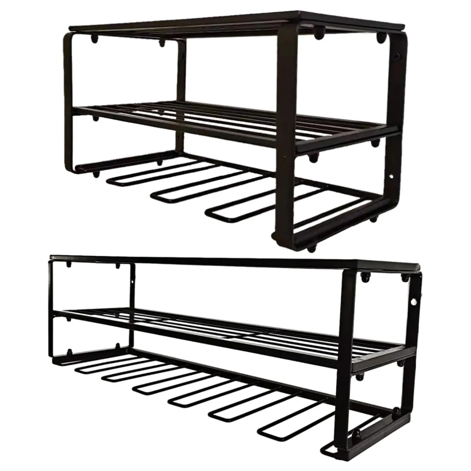 Electric Tool Storage Rack Heavy Duty Wall Mounted Screwdriver Pliers Hammer Rack Electric Drill Holders for Workshop Garage