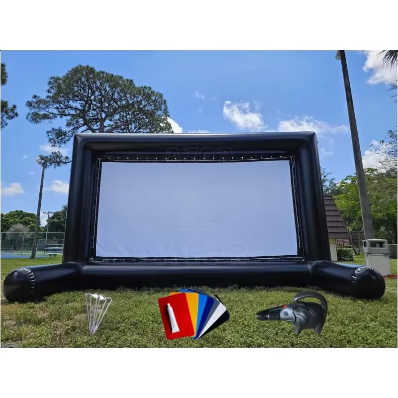 Schermo cinematografico gonfiabile per esterni commerciale Schermo per proiettore gonfiabile di grandi dimensioni