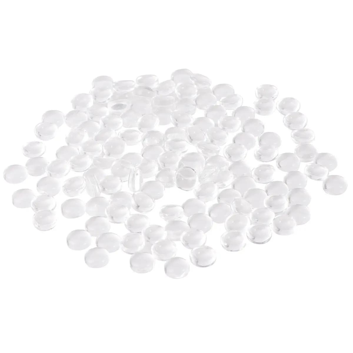 200Pcs 6Mm Round Glass Patches DIY Jewelry Craft Supplies Premium Glass Cabochons for Earrings Cufflinks Handmade Decor Gifts