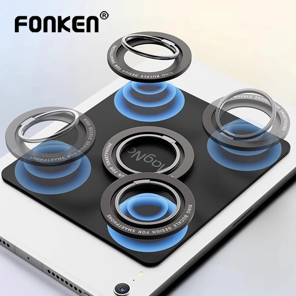 Suitable For IPad Tablet Universal Magnetic Tile Holder Handheld E-book Reader Magnet Sticker Mount For Tablet Electric Reader