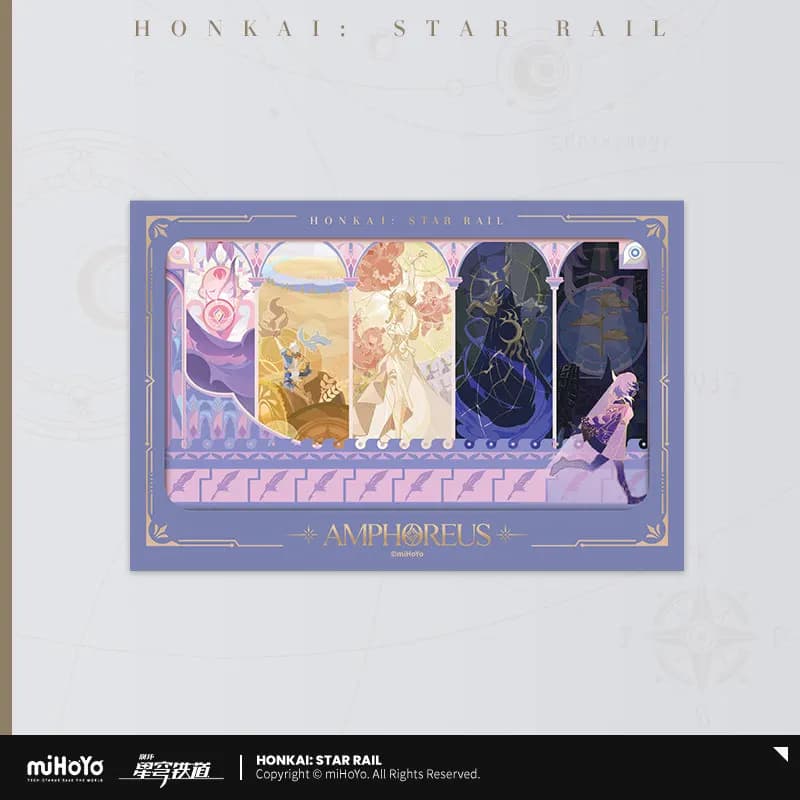 Carta da Collezione Ufficiale MiHoYo del Gioco Honkai Star Rail, Serie Originale The Book of Creation, Regalo per Cosplay Anime Halloween