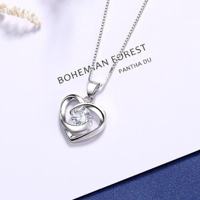 New D color Moissanite Necklace 925 Sterling Silver Pendant Chain Fine Jewelry for Woman Wedding Sparkling Classic party gifts