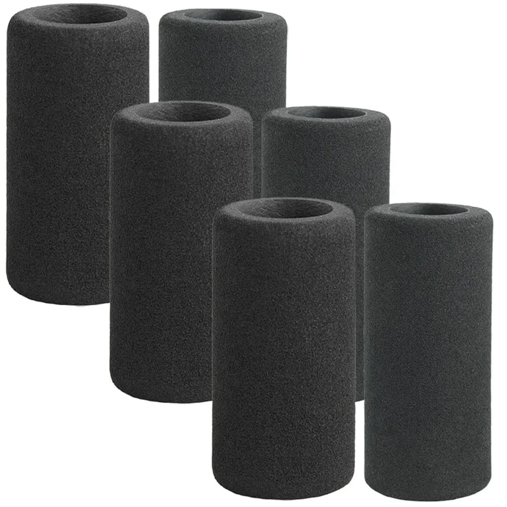 Set di 6 Accessori per Gonfiaggio Bici, Copertura Professionale in Spugna per Pompa, Protezione Portatile per Pneumatici, Pratico Copri Pompa