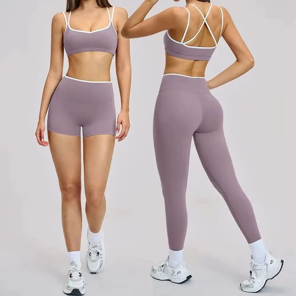 Women's Sportswear, Gymnastics Suit 2 Pieces, Yoga Clothing, Sports Leggings, Gym Clothing, Coaching Set