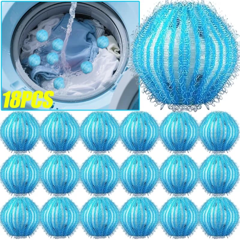 6/18pcs Lavanderia Pet Capelli Filtro Palline Levapelucchi Lavaggio Palla Galleggiante Riutilizzabili Palline di Nylon per Cani Gatti Capelli Lint Catcher