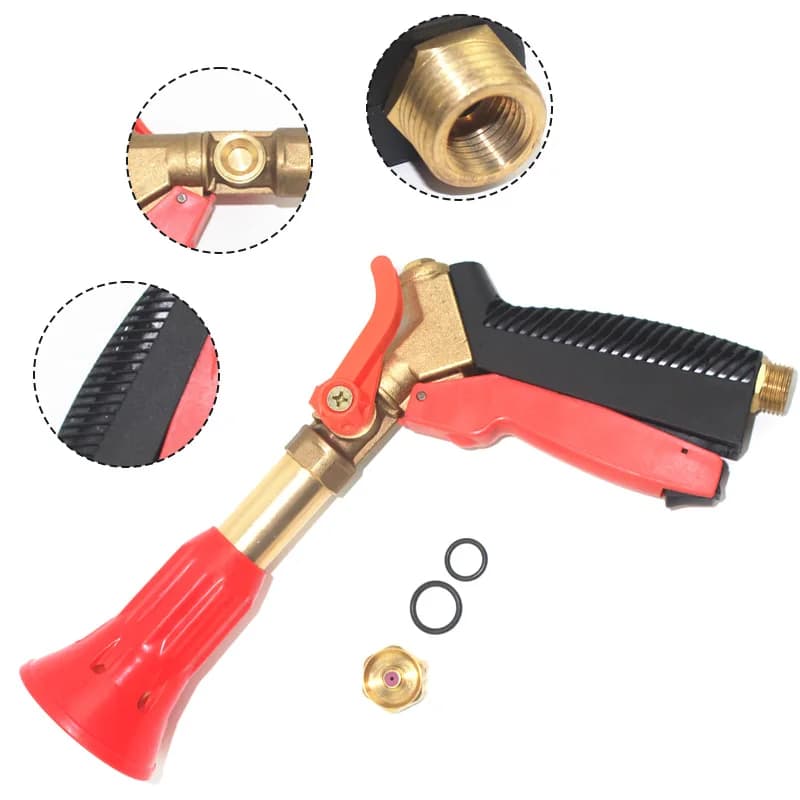 Garden Spray Head in Copper, High Pressure Agricultural Sprayer with Ceramic Ugello for Agricultural Irrigation and Garden