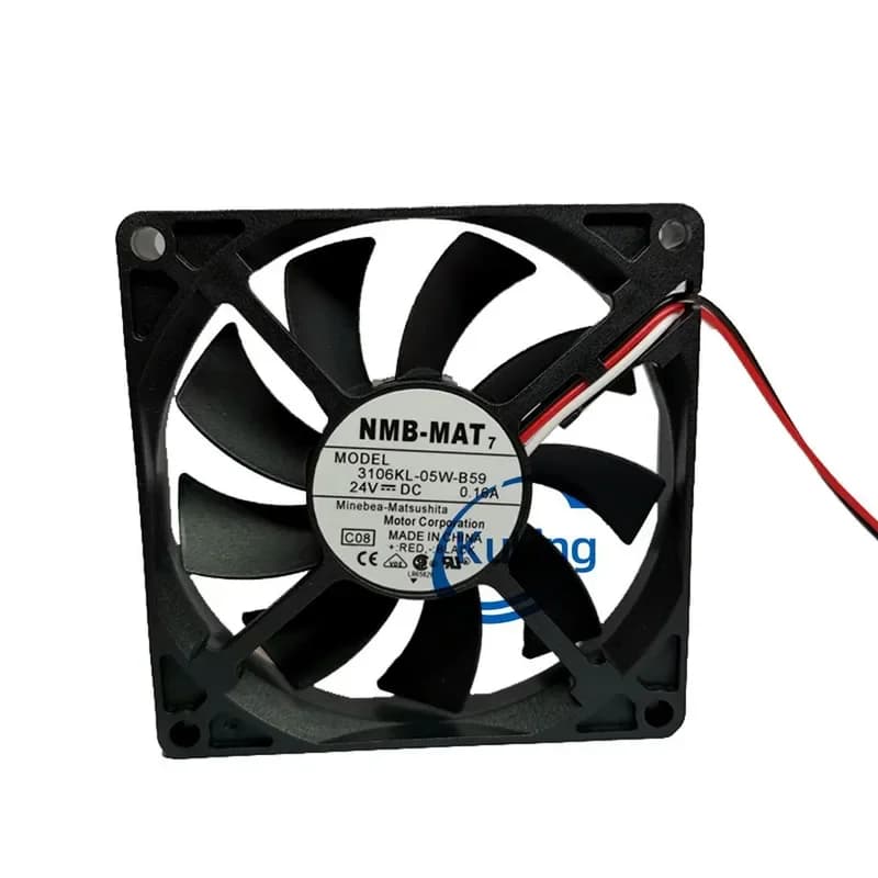 Original NMB 3106KL-05W-B59 3106KL-05W-B50 Axial Flow Fan for 24V 0.16A 8015 Cooling System