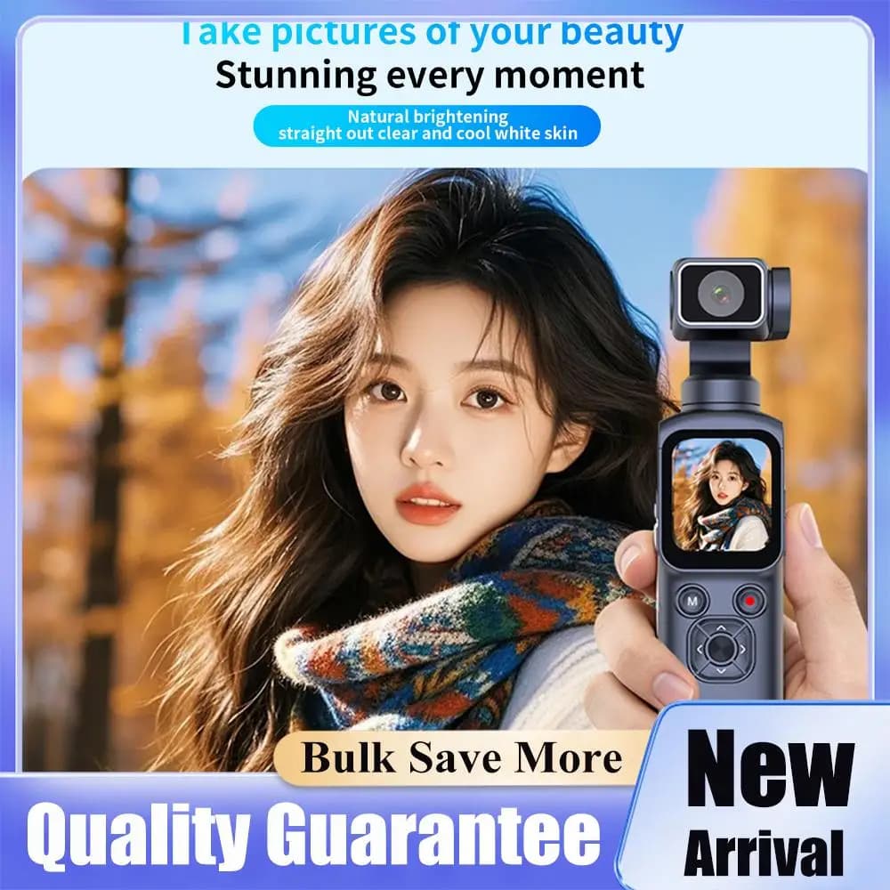 4K Ultra HD Sports Action Camera WiFi Handheld Video Camera 1.72-inch Touch Screen Portable Mini DV Video Recorder Sports Camera