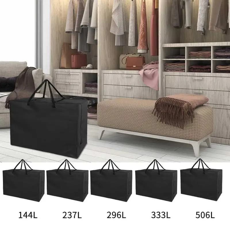 Folding Bed Storage Bag Ultra Smooth Waterproof And Dustproof Portable Bag Big Capacity Foldable Memory Foam Duvet Mattress Case