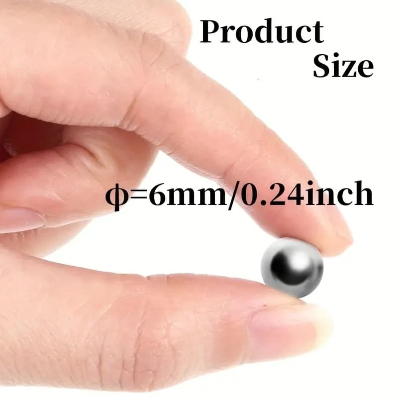 Steel ball 6mm 200 pieces Slingshot Hunting Ball High Carbon Steel Ball Precision Polished Quenched Catapult Precision Ball