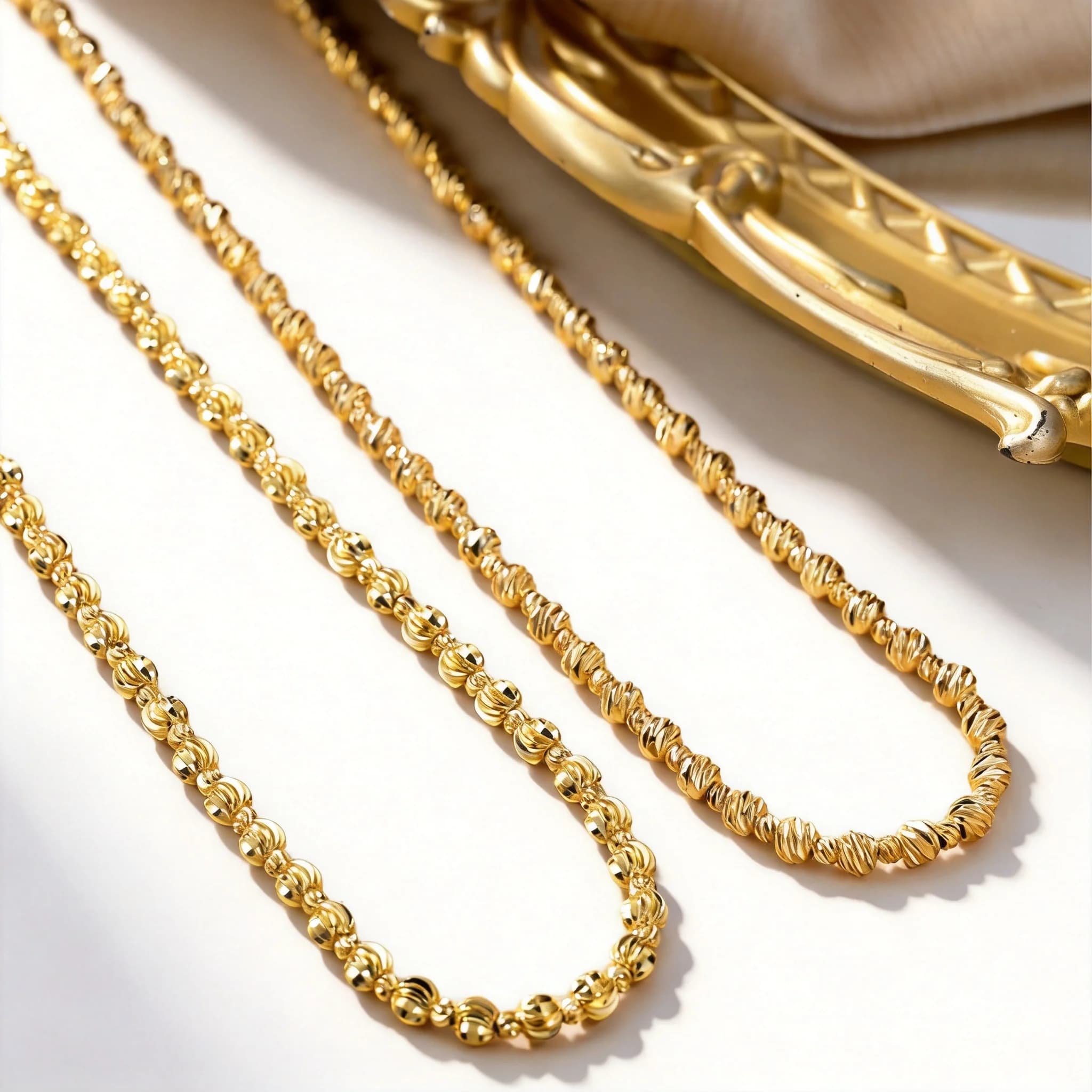 Collana girocollo da donna 2026 con perline intagliate a mano, irregolari e delicate, per uso quotidiano, regalo per feste, con perle testurizzate, gioiello per la clavicola