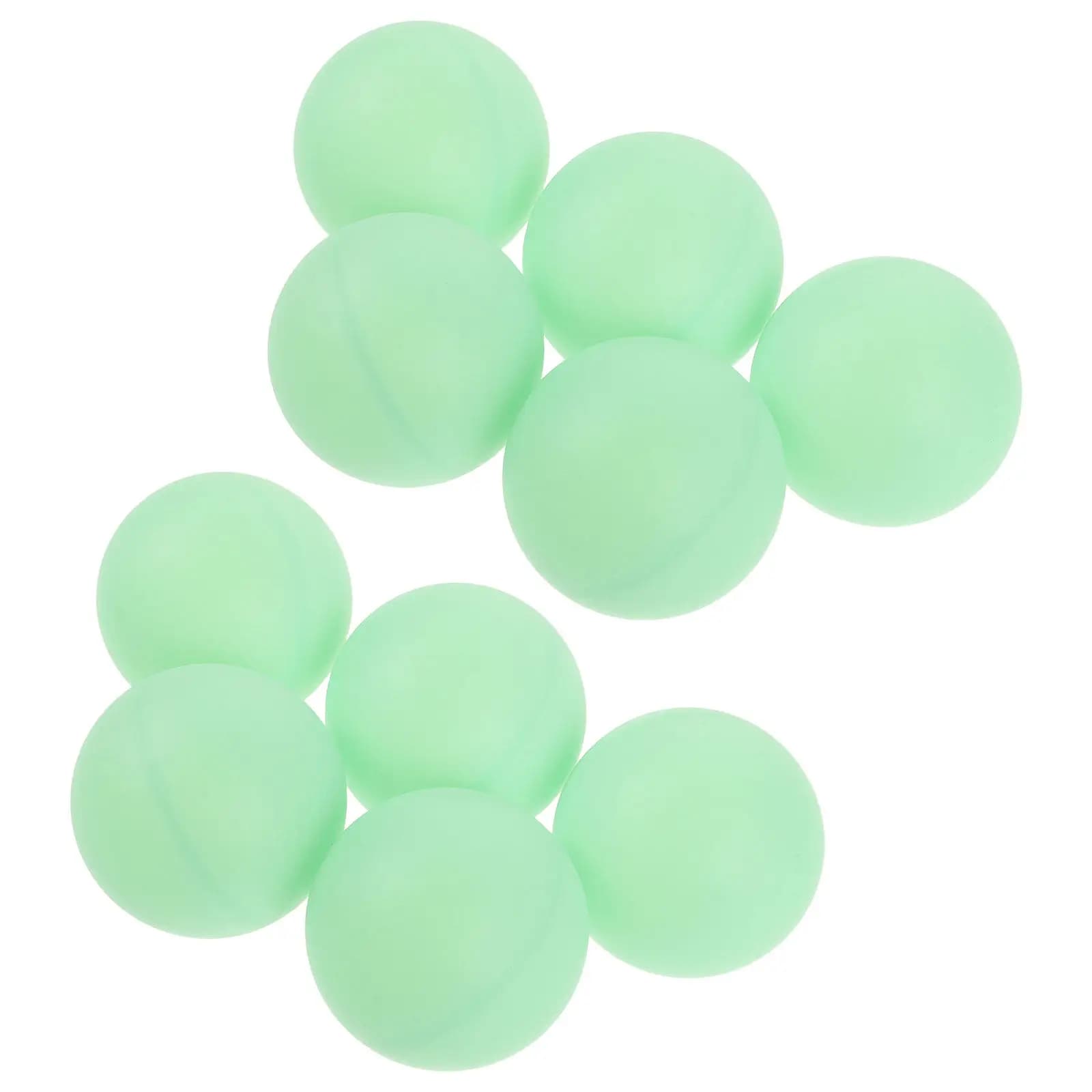 10 palline da ping pong luminose riutilizzabili da 1,57 pollici che si illuminano al buio, palline da ping pong per feste notturne, giochi all'aperto, sport