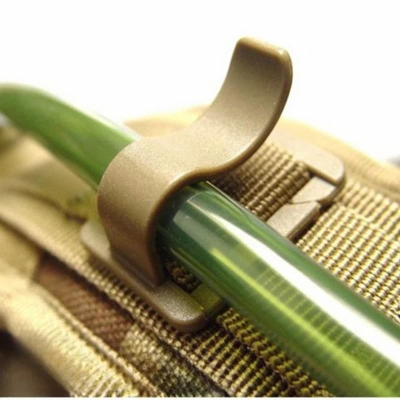 4 Pieces Moisturizing Bag Clips, Shoe Clips for Drinking Tube, Camelbak Water Bag Clips, Hiking Accessories