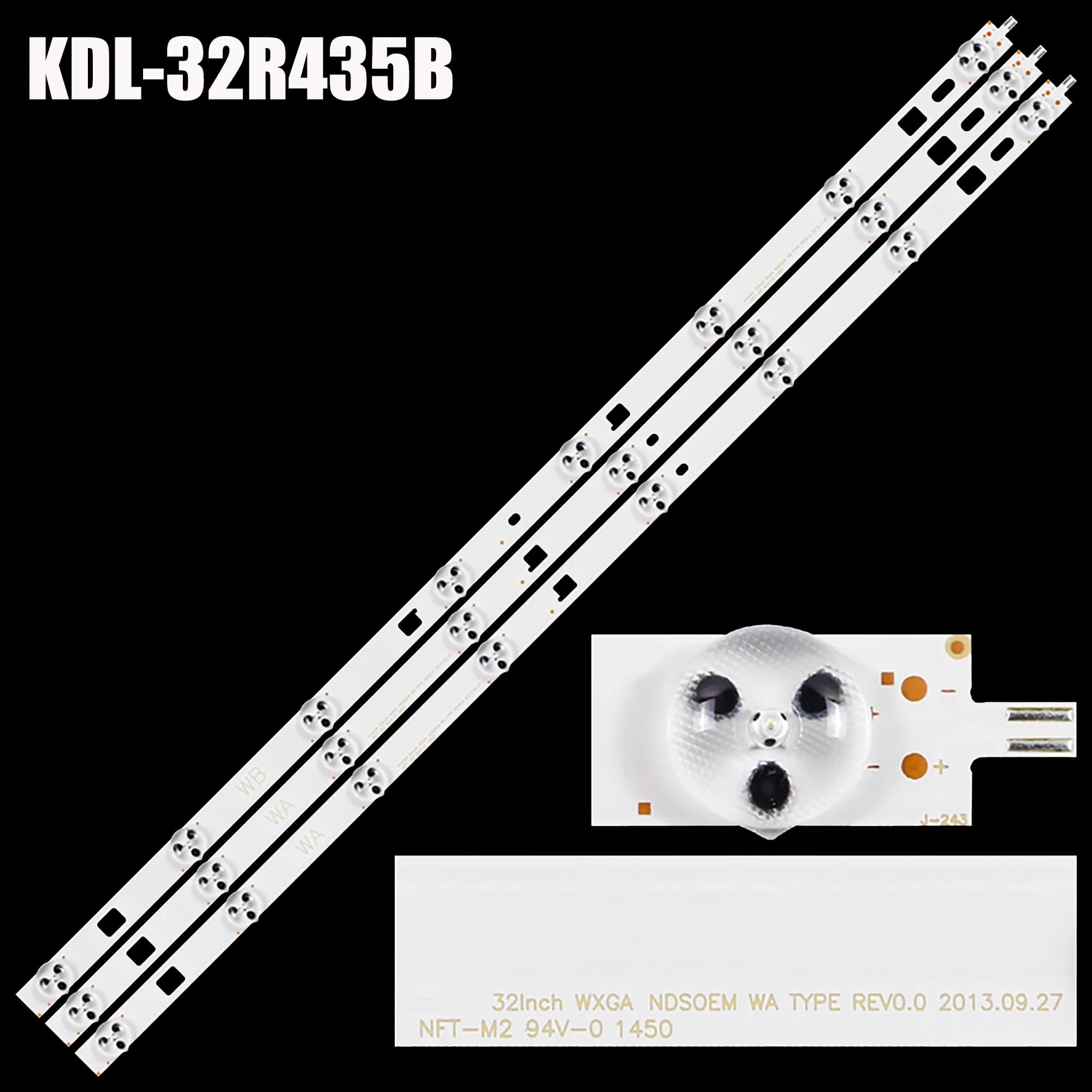 1/5/10 Kit LED Backlight Strips For KDL-32R425B KDL-32R410B KDL-32R420B KDL-32R430B INNOTEK 32INCH WXGA NDSOEM WA WB