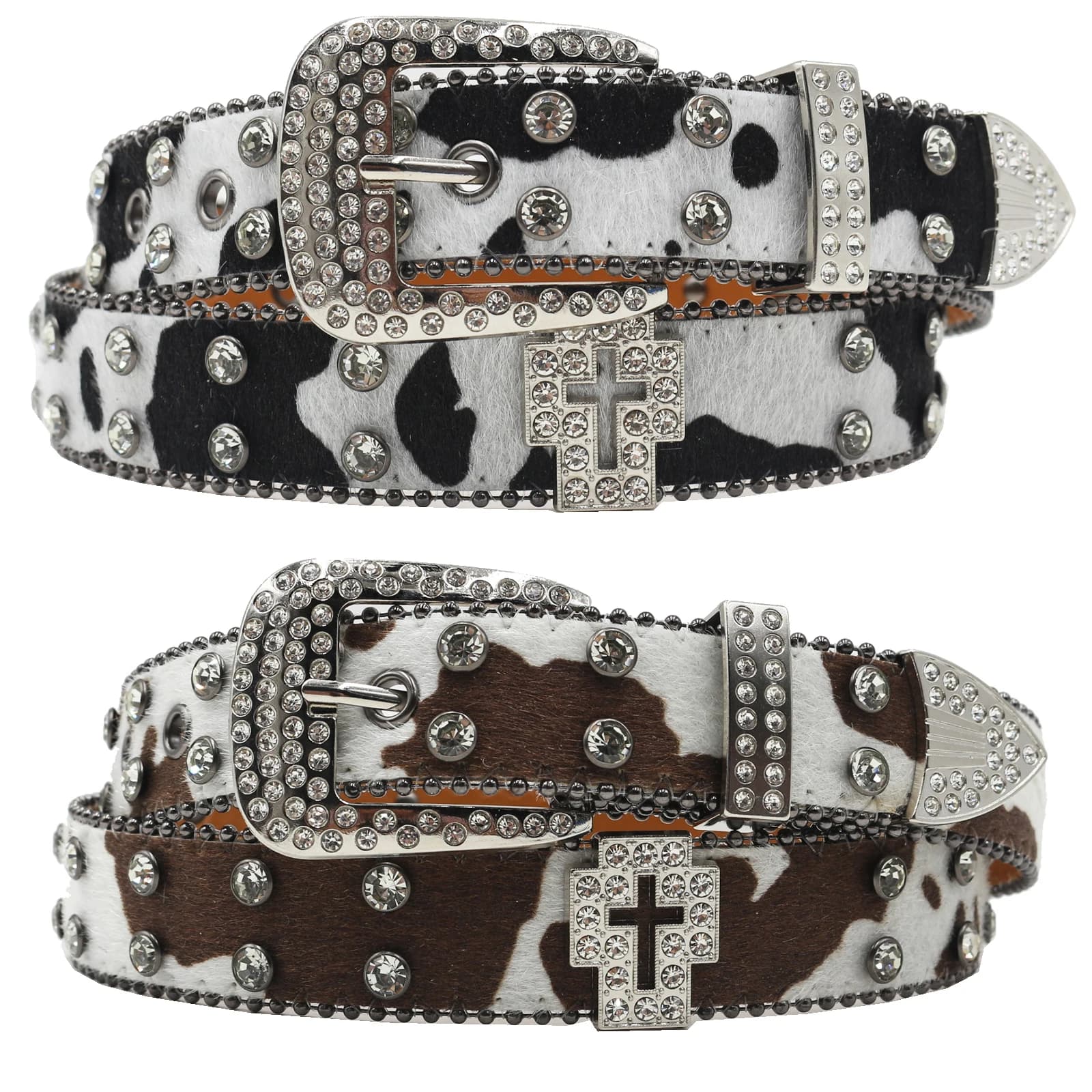 Cintura Gotica Y2K Punk con Scheletro e Diamanti, Cintura in Pelle con Teschio e Strass, Cintura Decorativa Personalizzata