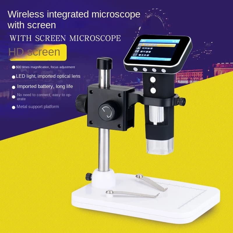 Microscopio portatile con microscopio digitale da 2,4 pollici