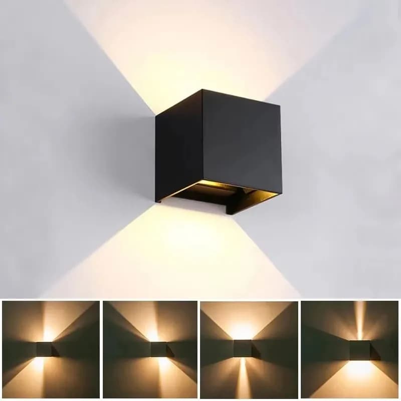 IP65 LED Wall Lamp Outdoor Sconce Balcony Porch Light Garden Yard Aisle Decor Lighting Indoor Bedside Lamp Aluminium AC85V -265V