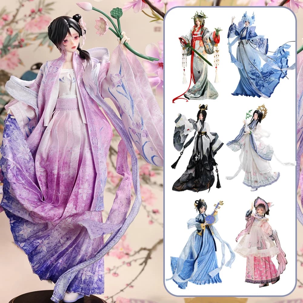 Authentic Special 1/6 Bjd Blind Box Doll Fengyue Thousand Years Ancient Movable Joints Collectible Trendy Toy Ornaments Gift