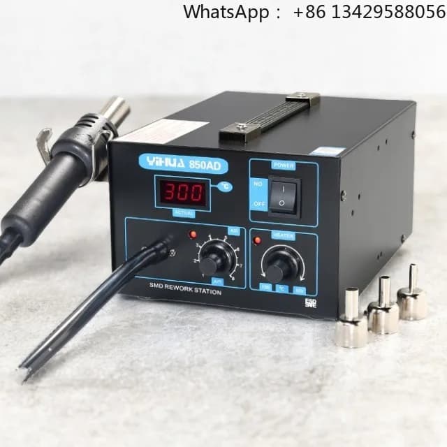 YIHUA 850AD 550w 220v Temperature 100-450 Celsius Hot air Gun Station SMD Soldering Station Heat air Gun Station