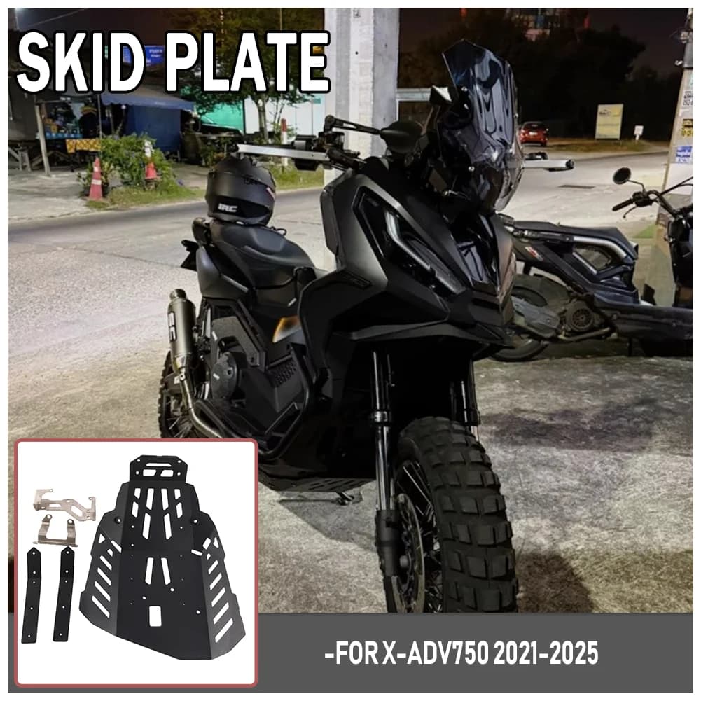 Protezione Sottoscocca per Motore e Telaio Moto XADV 750 21-25, Piastra Protettiva Antiscivolo X-ADV 750