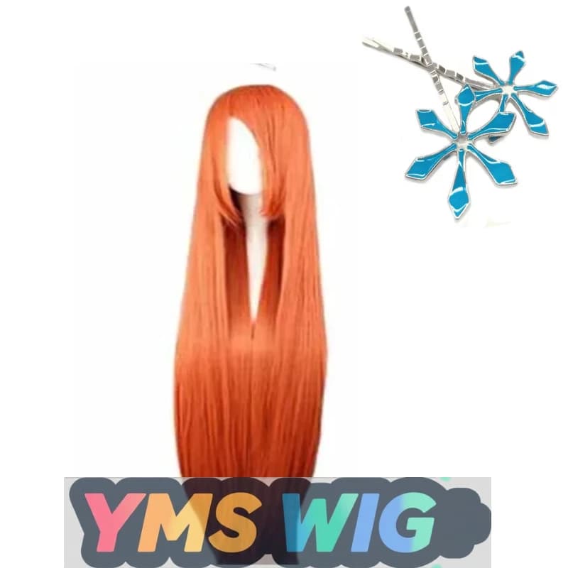 Parrucca cosplay Anime Orihime Inoue Arrancar Regali di Halloween Fermaglio per capelli con parrucca per copricapo